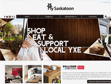 Tablet Screenshot of mysaskatoon.com